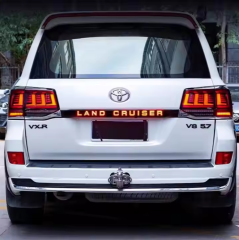 LED Rear Tail Lamp Lights for Toyota Land Cruiser LC200 2016 2021 New Auto Accessory with Red Lens Made ABS Material