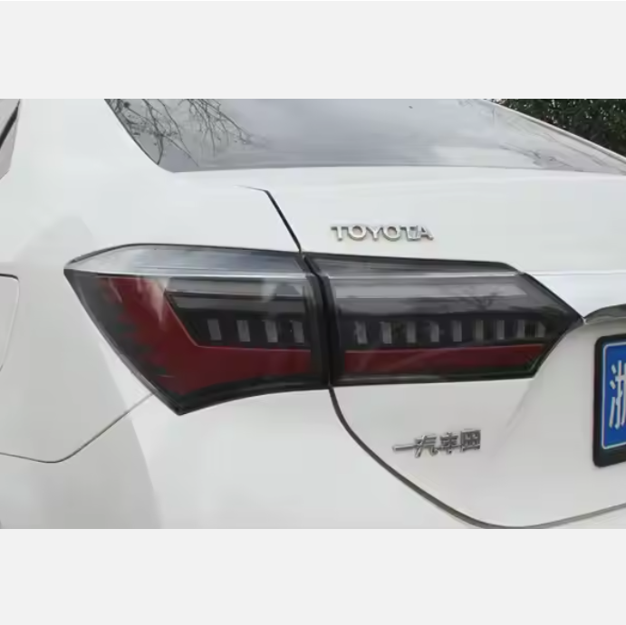 LED Tail Lights for Toyota Corolla 2014-2019 11TH GEN Sedan E210 Car Rear Lamp Assembly