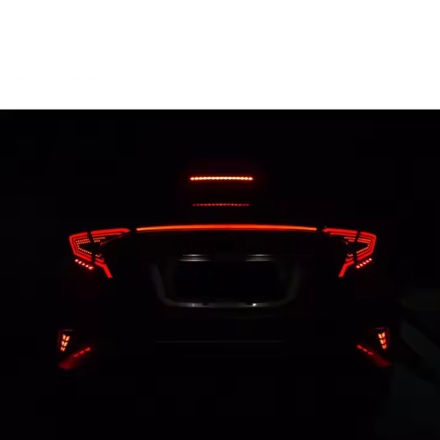 Factory Sale Car Spoiler Light Led Trunk Tail Lamp for Toyota CHR 2018 2019 2020 Rear Taillights