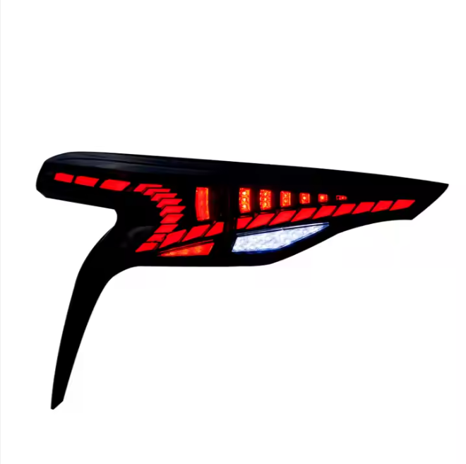 For 2021-2022 Toyota Sienna Factory Car LED Tail Lights Smoked DRL Rear Lamp Assembly Auto Styling Back Lamps