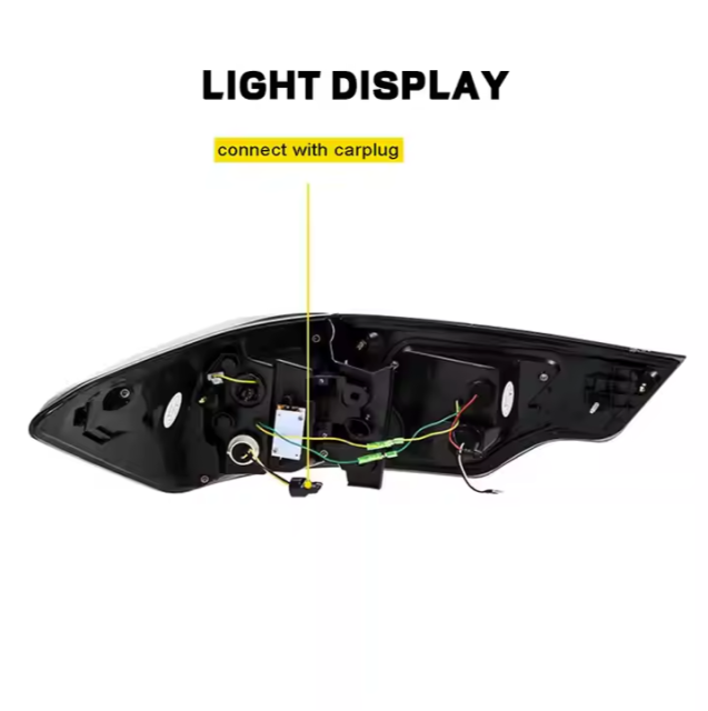 Led Taillights for Toyota Highlander 2016-2020 With Dynamic Start-up Animation Car Led Back Tail Lamp Assembly