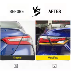 Auto Parts Modified Car Led Tail Lights for Toyota Camry 2018 Accessories