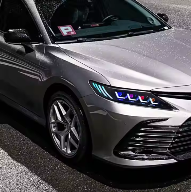 RGB Style Led Headlight for Toyota Camry 2018-2023 Sedan Head Lamp APP Control Quad Beam Front Light