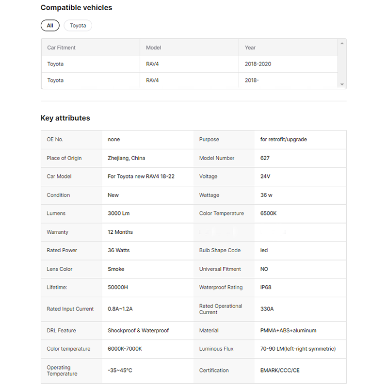 NEWEST Led Taillights for Toyota Rav4 Rav-4 2018 - 2022 Year Rear Lamps With Dynamic Animation Car Rear Lamp