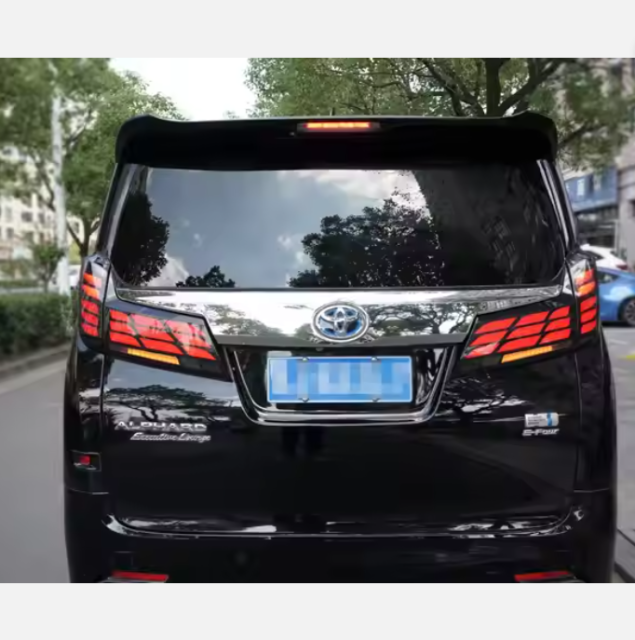Car Modified Led Tail Lights Rear Lamp for TOYOTA ALPHARD VELLFIRE LED Tail Lamp 2019-2023 Year