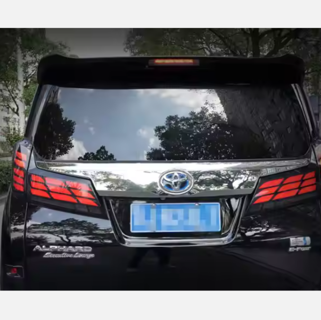 Car Modified Led Tail Lights Rear Lamp for TOYOTA ALPHARD VELLFIRE LED Tail Lamp 2019-2023 Year