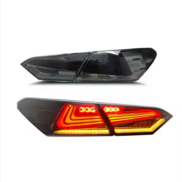 2018-24 Led Tail Lamp for Toyota Camry LED car lamp Tail Light Assembly with Animation DRL RGB Car Rear Back Lamps 24V DK Motion