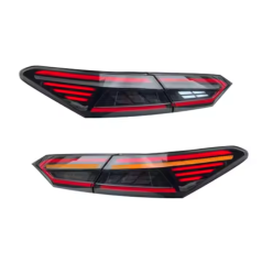 RGB Fish Bone Style Led Tail Light for Toyota Camry 2018 2019 2020 2021 2022 Rear Bumper Lamp