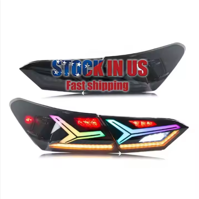 LED Rear car Lamp for 2018-2022 Toyota Camry XV70/SE/LE/XSE/XLE RGB 8th Gen led Tail Lamp Assembly New Condition Car Accessories