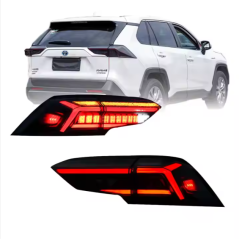 NEWEST Led Taillights for Toyota Rav4 Rav-4 2018 - 2022 Year Rear Lamps With Dynamic Animation Car Rear Lamp