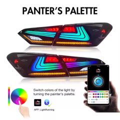 RGB Style Led Tail Light for Toyota Camry 2018 2019 2020 2021 2022 Rear Bumper Lamp