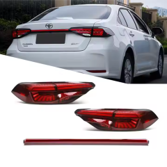 Source Manufacturer for Toyota Corolla 2020 - 2023 With Start Mode Red Dynamic Led Trunk Taillights Car Rear Lamp Assembly