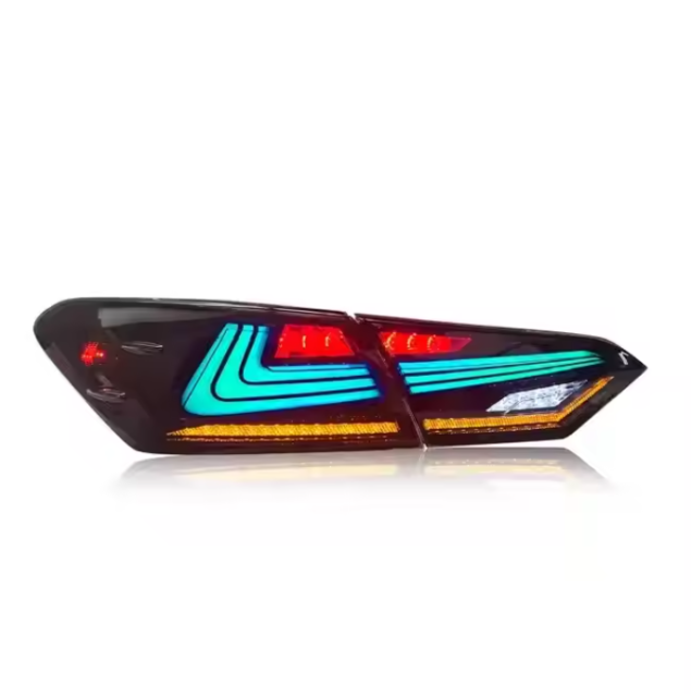 2018-24 Led Tail Lamp for Toyota Camry LED car lamp Tail Light Assembly with Animation DRL RGB Car Rear Back Lamps 24V DK Motion