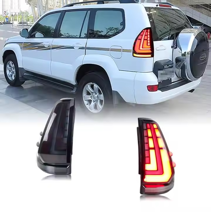 Car Accessories LC120 Led Tail Lights Rear Lamp for Toyota Land Cruiser Prado 2003 - 2009 Brake Light Turn Signal