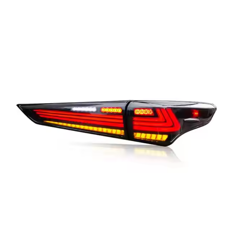 2021-2023 for Toyota Highlander LED Tail Lights New Red Rear Lamps Assembly DRL Start Animation Waterproof 4th Gen Rear Lamp 12V