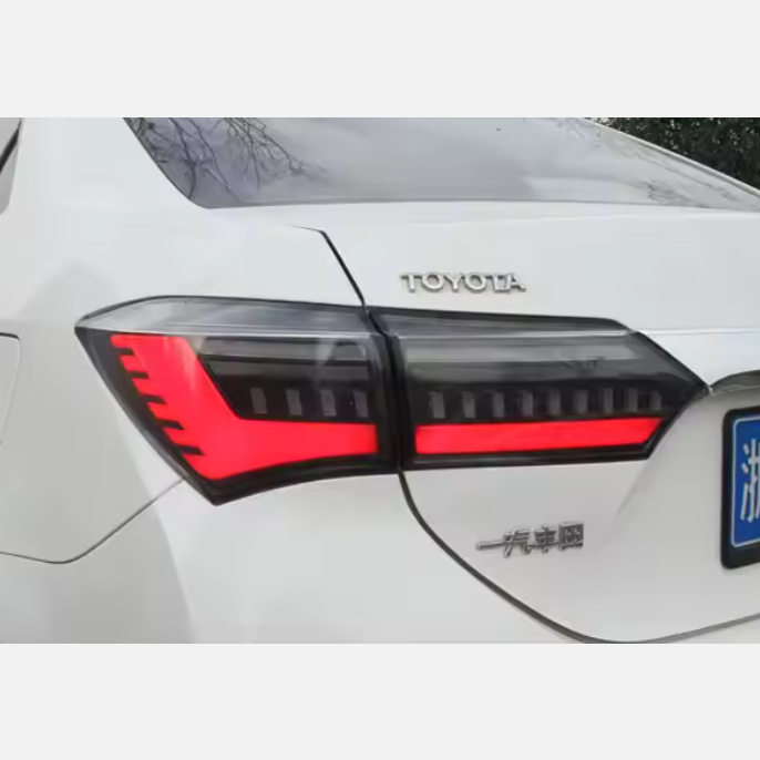 LED Tail Lights for Toyota Corolla 2014-2019 11TH GEN Sedan E210 Car Rear Lamp Assembly