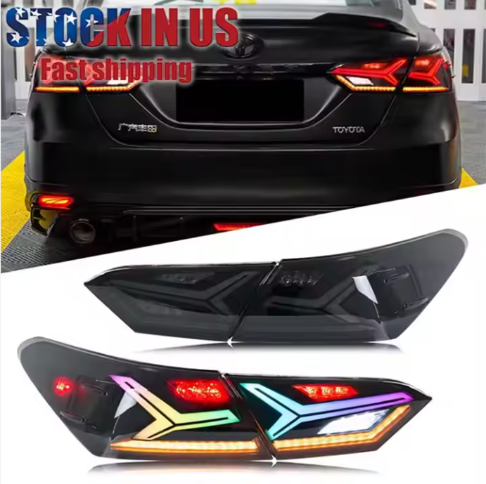 RGB Model LED Tail Lights for Camry Toyota 2018-2021 Car Lamp Assembly