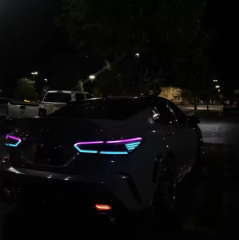 Stop Light Back Rear Light RGB Color Sequential for TOYOTA camry 2016-2023