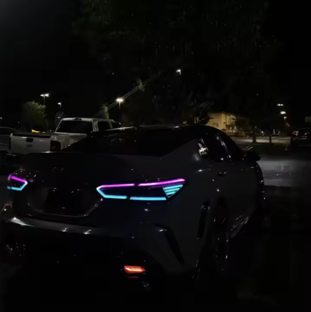 Stop Light Back Rear Light RGB Color Sequential for TOYOTA camry 2016-2023