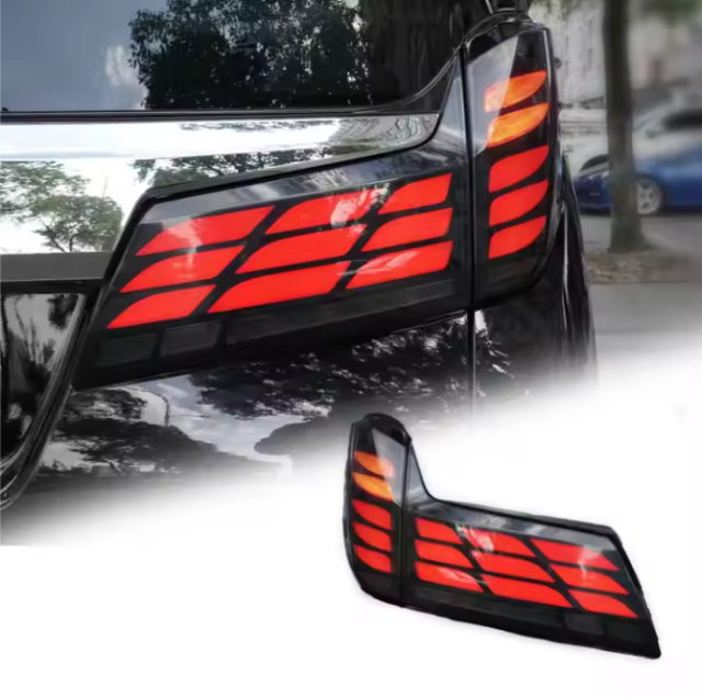 Car Modified Led Tail Lights Rear Lamp for TOYOTA ALPHARD VELLFIRE LED Tail Lamp 2019-2023 Year