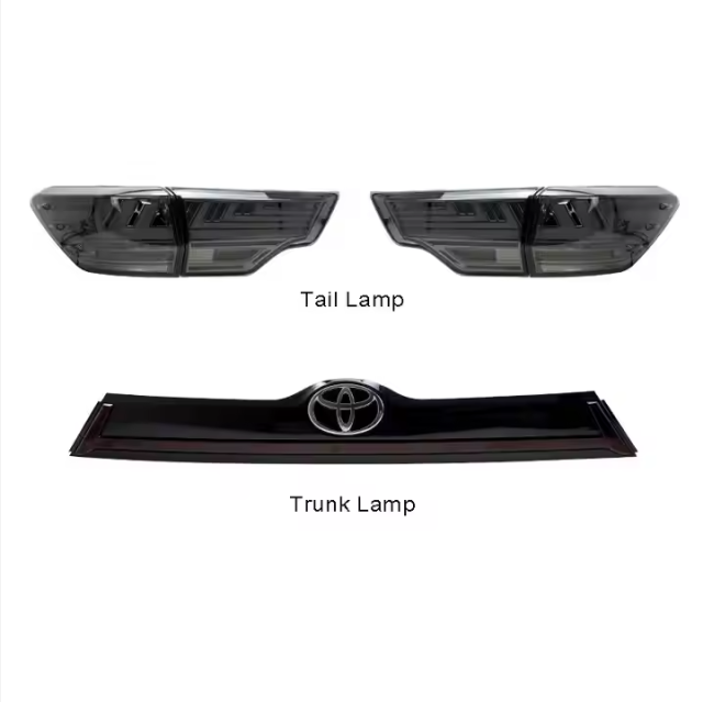 Led Taillights for Toyota Highlander 2016-2020 With Dynamic Start-up Animation Car Led Back Tail Lamp Assembly