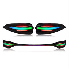 RGB Full LED Tail Lights for Toyota US Corolla 12th Gen Levin 2020-2024 Rear Auto Lamps Assembly Smoke Lens 12V