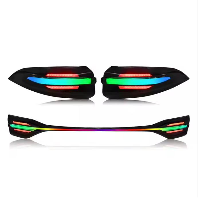 RGB Full LED Tail Lights for Toyota US Corolla 12th Gen Levin 2020-2024 Rear Auto Lamps Assembly Smoke Lens 12V