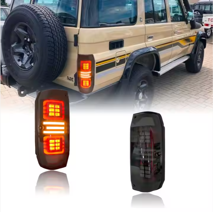 Auto Car Taillight Modified Led Tail Lamp Lights for Land Cruiser Prado LC76 1984 - 2020 Rear Lamp Assembly
