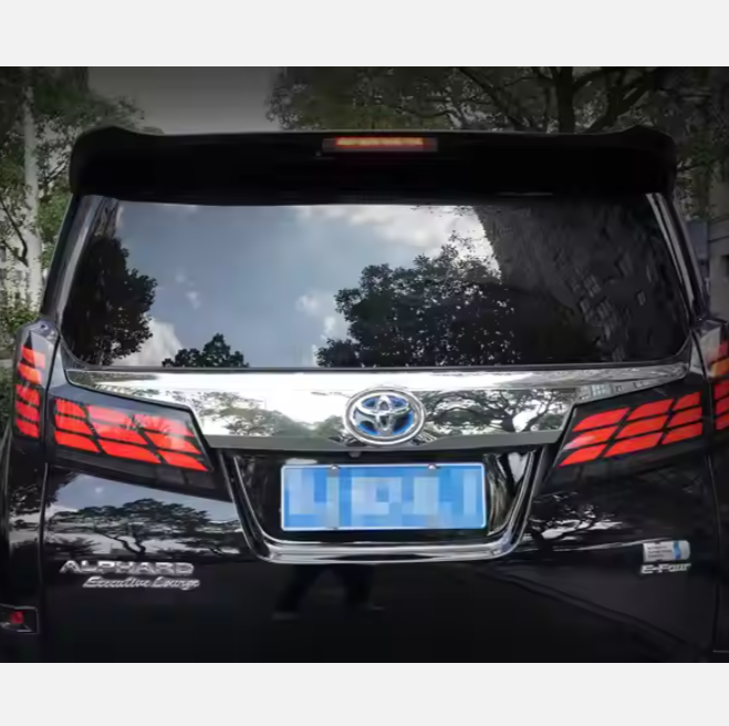 Tail Lamp for Car Toyota Alphard Led Tail Lights 2015-2023 Led Tail Lamp Auto Accessories for Alphard 30 35 to 40