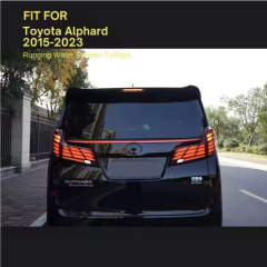 Auto Back Rear Spoiler Lamp 2015-2018 2019-2023 Year Smoke Red 12V LED Tail Lamp for TOYOTA ALPHARD VELLFIR 30 SERIES 35 SERIES