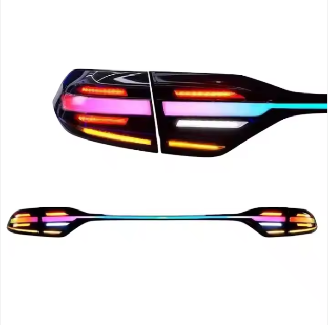 RGB Full LED Tail Lights for Toyota US Corolla 12th Gen Levin 2020-2024 Rear Auto Lamps Assembly Smoke Lens 12V