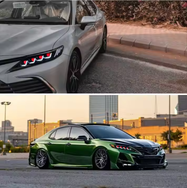 Devil Eyes Headlight for 2018-2024 Toyota Camry Aurion XSE XLE TRD LE SE Hybrid 8th Gen Car Accessories Front Lamp 6000k Color