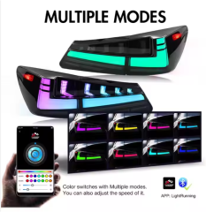 for Lexus IS XE10 250 300 350 2006 - 2012 RGB LED Tail Lamp Led Tail Lights Auto Accessories