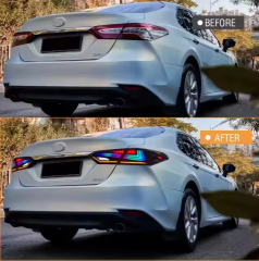 RGB Style Led Tail Light for Toyota Camry 2018 2019 2020 2021 2022 Rear Bumper Lamp