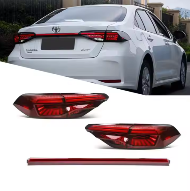 Full LED Tail Lights Back Rear Lamp 2020 2021 2022 2023 2024 Spoiler Lamp for Toyota Corolla SE LE Sedan