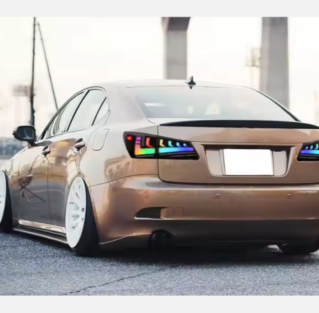 for Lexus IS XE10 250 300 350 2006 - 2012 RGB LED Tail Lamp Led Tail Lights Auto Accessories