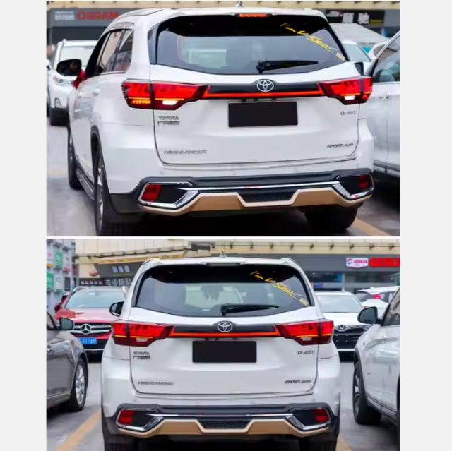 Led Taillights for Toyota Highlander 2016-2020 With Dynamic Start-up Animation Car Led Back Tail Lamp Assembly