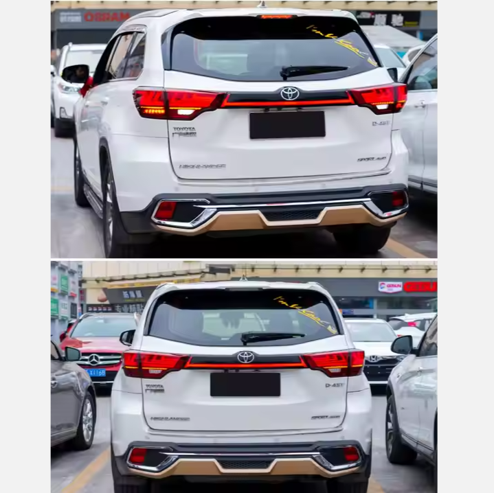 Led Taillights for Toyota Highlander 2016-2020 With Dynamic Start-up Animation Car Led Back Tail Lamp Assembly