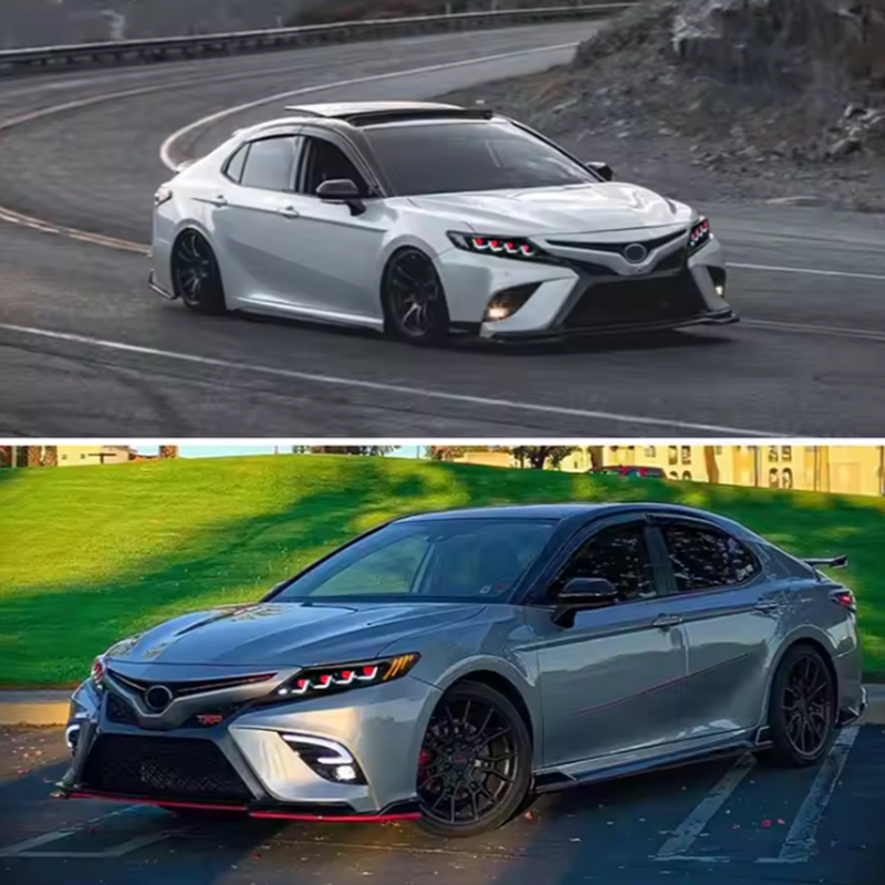 Devil Eyes Headlight for 2018-2024 Toyota Camry Aurion XSE XLE TRD LE SE Hybrid 8th Gen Car Accessories Front Lamp 6000k Color