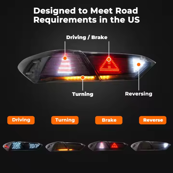 2018-2023 Car Rear Lamps for Toyota Camry 8 Gen Th LE/SE/XLE/XSE/TRD RGB Digital LED Tail Lights Smoke Lens