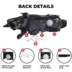 HRS High Quality Front Light Head Lamp Headlight for TOYOTA CAMRY 2018-2022 Head Lights Assembly