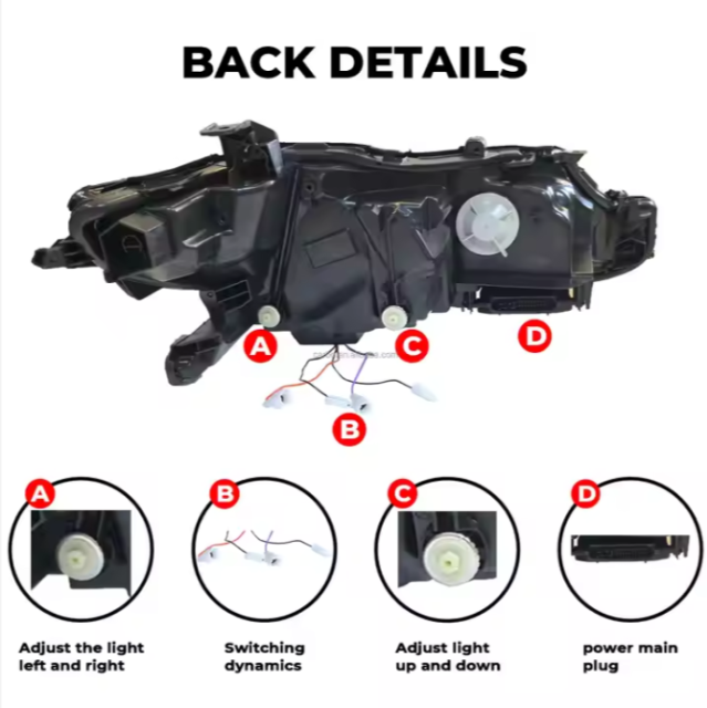 HRS High Quality Front Light Head Lamp Headlight for TOYOTA CAMRY 2018-2022 Head Lights Assembly
