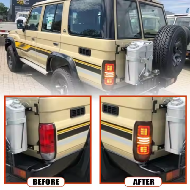 Auto Car Taillight Modified Led Tail Lamp Lights for Land Cruiser Prado LC76 1984 - 2020 Rear Lamp Assembly