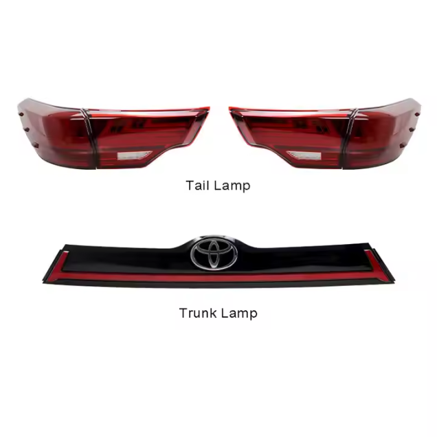 Led Taillights for Toyota Highlander 2016-2020 With Dynamic Start-up Animation Car Led Back Tail Lamp Assembly