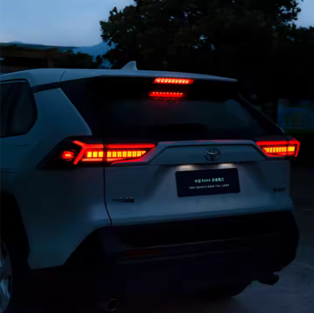 Led Taillights for Toyota Rav4 Rav-4 2018 - 2022 Year Rear Lamps With Dynamic Animation Car Rear Lamp Automobile Lamp Assembly