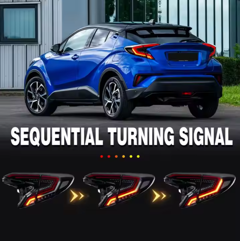 Factory Sale Car Spoiler Light Led Trunk Tail Lamp for Toyota CHR 2018 2019 2020 Rear Taillights
