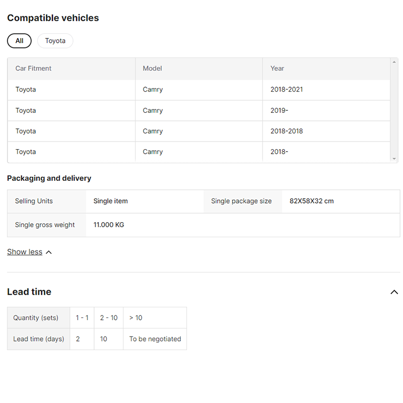 RGB Style Led Headlight for Toyota Camry 2018-2023 Sedan Head Lamp APP Control Quad Beam Front Light