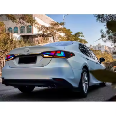 Tail Lights Assembly Start up Animation 2018-2024 DRL RGB Car Rear Back Lamps for Toyota Camry Tail Lamp
