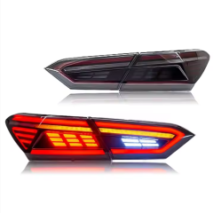 New LED Rear Tail Lamp for Toyota Camry 8th 2018-2022 Brake + Reverse + Fog Light Turn Signal Car LED Brake Reverse