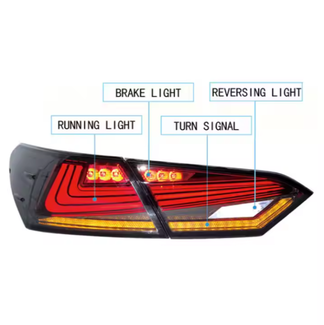 Auto Parts Modified LED Rear Tail Lamp Light for Toyota Camry 2018 2019